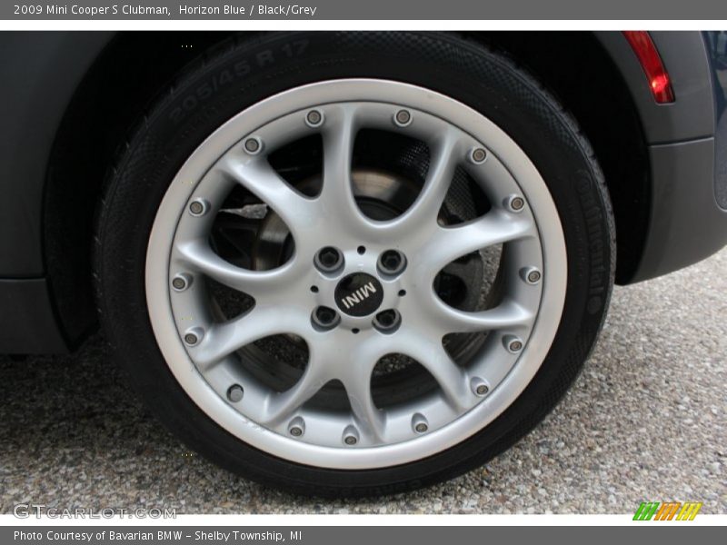 Horizon Blue / Black/Grey 2009 Mini Cooper S Clubman