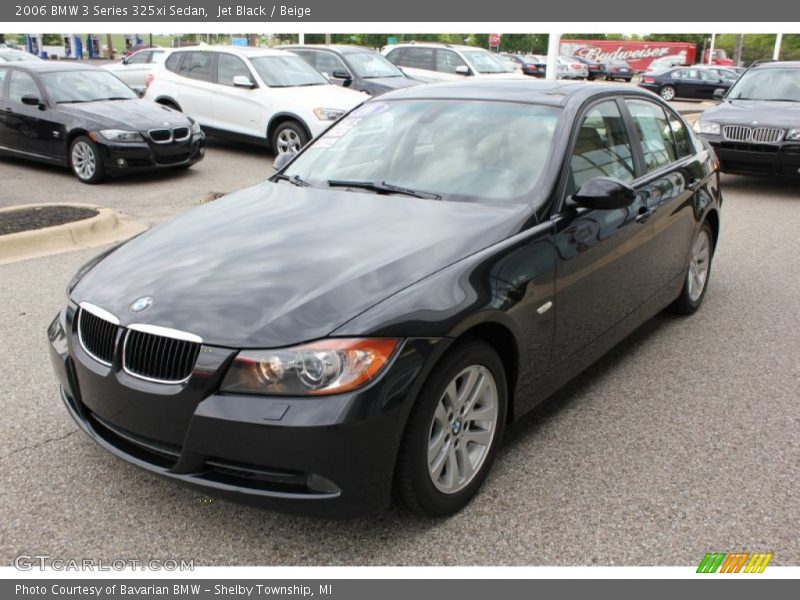 Jet Black / Beige 2006 BMW 3 Series 325xi Sedan