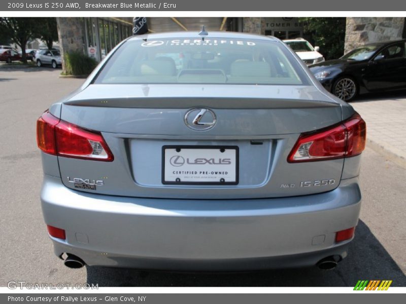 Breakwater Blue Metallic / Ecru 2009 Lexus IS 250 AWD