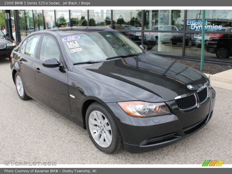Jet Black / Beige 2006 BMW 3 Series 325xi Sedan