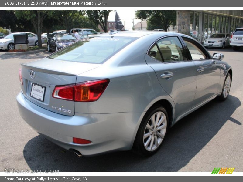 Breakwater Blue Metallic / Ecru 2009 Lexus IS 250 AWD