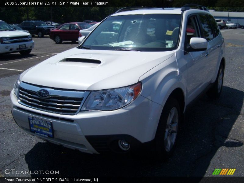 Satin White Pearl / Platinum 2009 Subaru Forester 2.5 XT