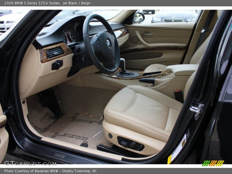 Jet Black / Beige 2006 BMW 3 Series 325xi Sedan