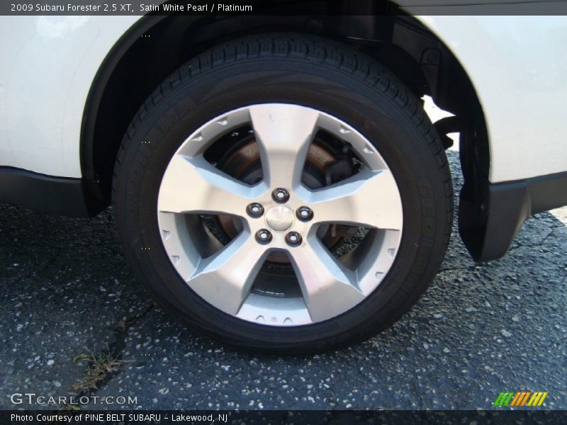 Satin White Pearl / Platinum 2009 Subaru Forester 2.5 XT