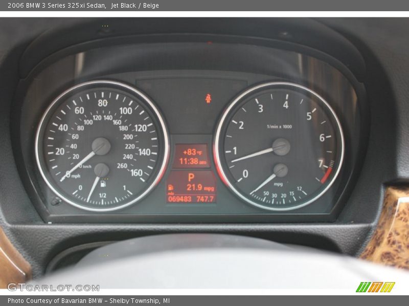 Jet Black / Beige 2006 BMW 3 Series 325xi Sedan