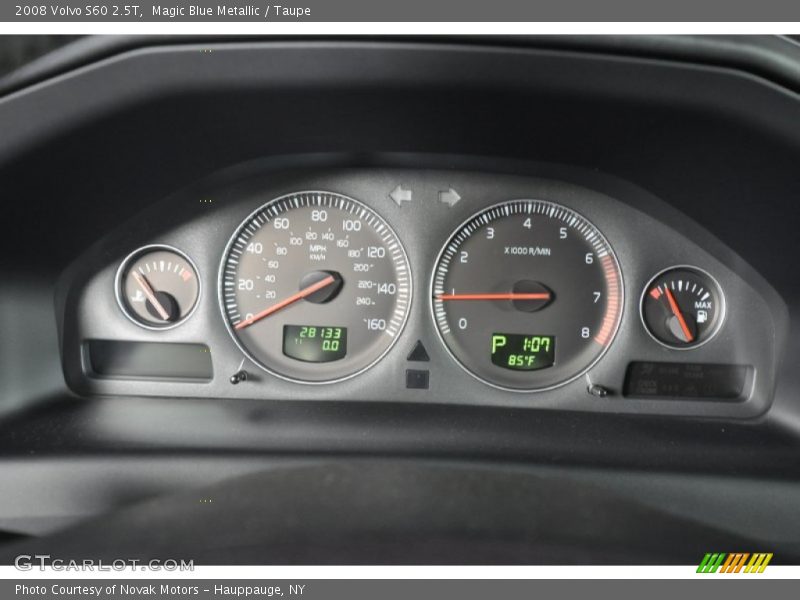 Magic Blue Metallic / Taupe 2008 Volvo S60 2.5T