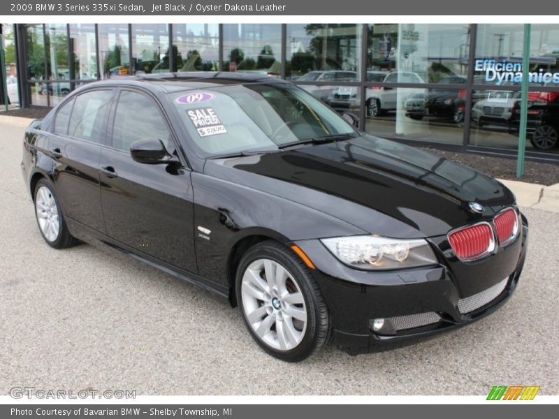 Jet Black / Oyster Dakota Leather 2009 BMW 3 Series 335xi Sedan