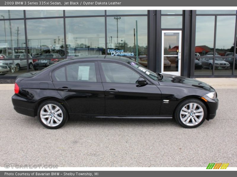 Jet Black / Oyster Dakota Leather 2009 BMW 3 Series 335xi Sedan