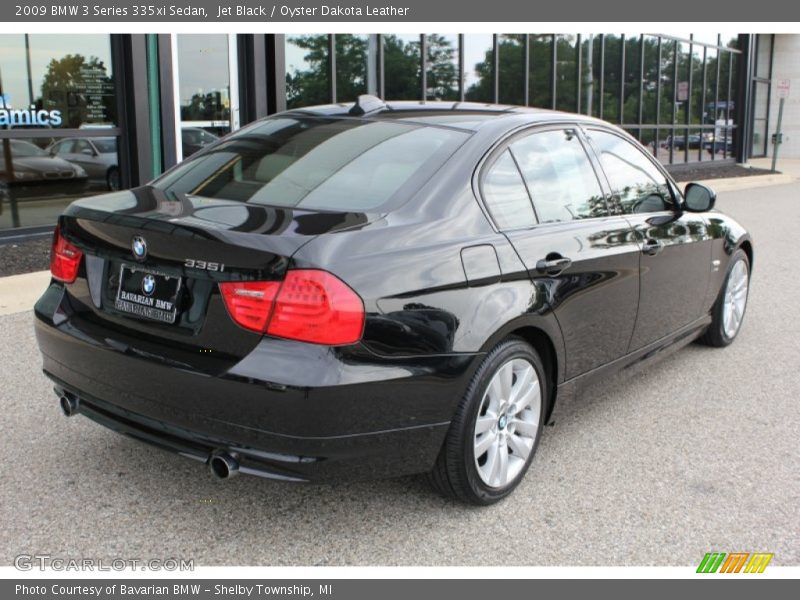 Jet Black / Oyster Dakota Leather 2009 BMW 3 Series 335xi Sedan