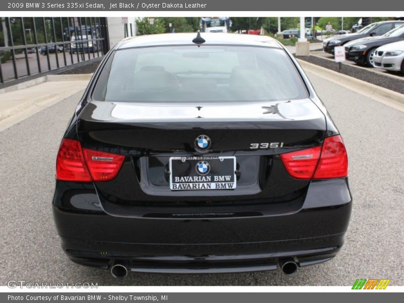 Jet Black / Oyster Dakota Leather 2009 BMW 3 Series 335xi Sedan