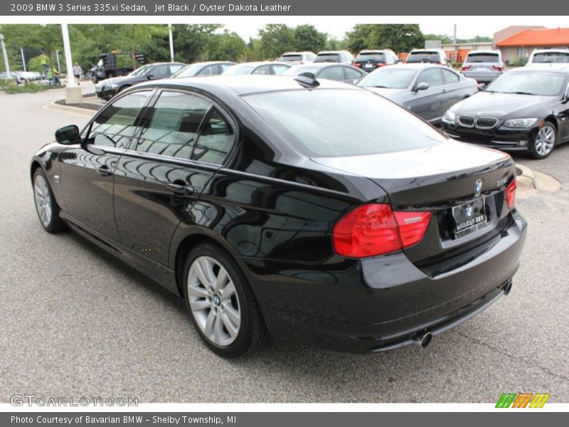 Jet Black / Oyster Dakota Leather 2009 BMW 3 Series 335xi Sedan