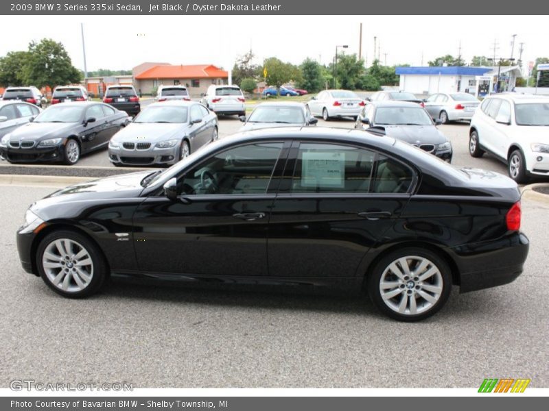 Jet Black / Oyster Dakota Leather 2009 BMW 3 Series 335xi Sedan
