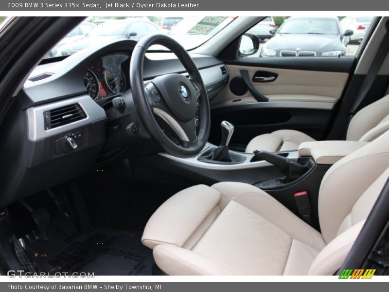 Jet Black / Oyster Dakota Leather 2009 BMW 3 Series 335xi Sedan