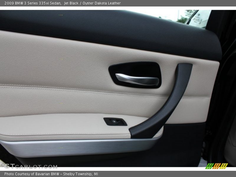Jet Black / Oyster Dakota Leather 2009 BMW 3 Series 335xi Sedan