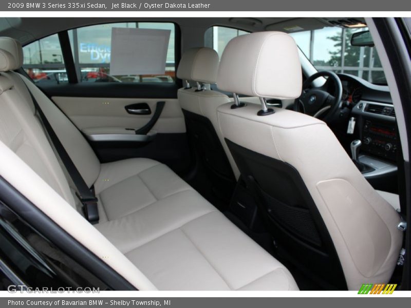 Jet Black / Oyster Dakota Leather 2009 BMW 3 Series 335xi Sedan