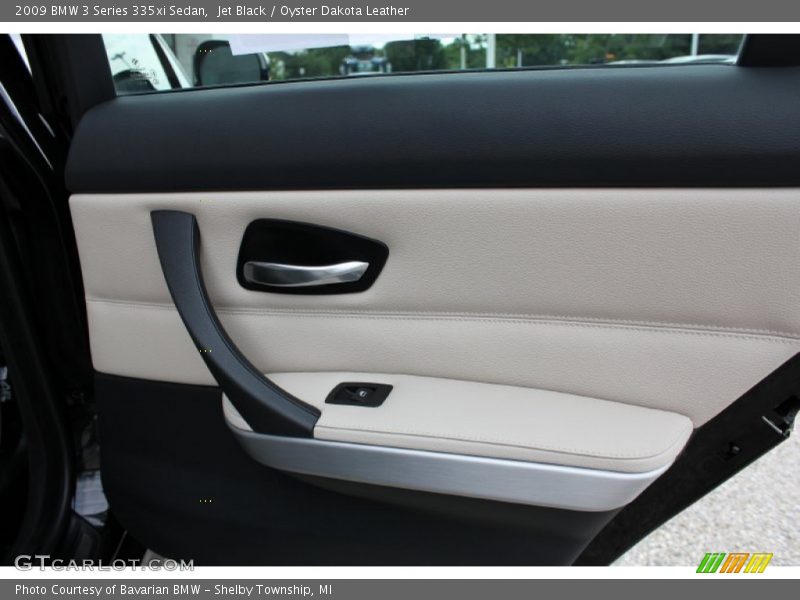 Jet Black / Oyster Dakota Leather 2009 BMW 3 Series 335xi Sedan