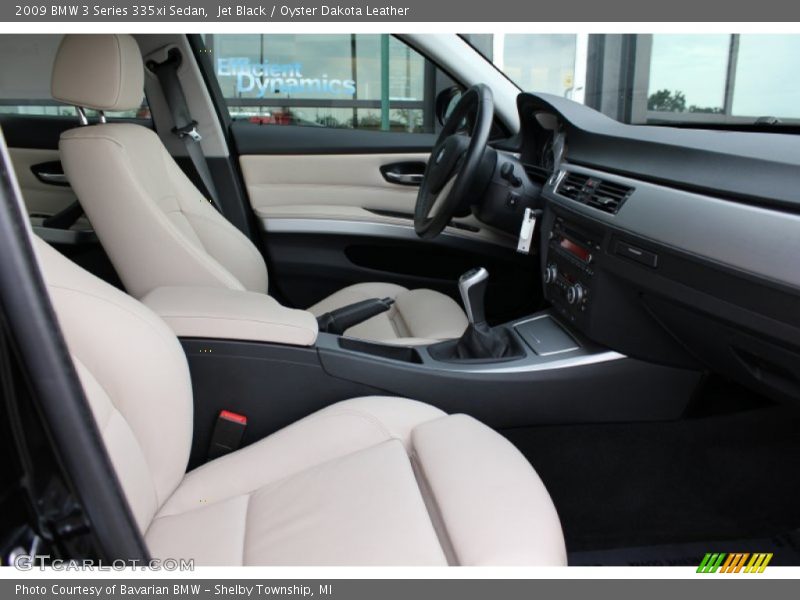 Jet Black / Oyster Dakota Leather 2009 BMW 3 Series 335xi Sedan