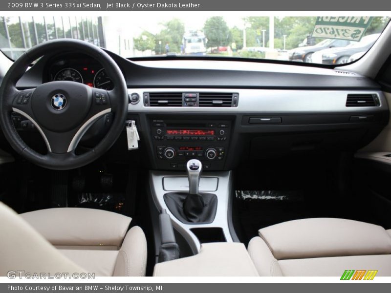 Jet Black / Oyster Dakota Leather 2009 BMW 3 Series 335xi Sedan