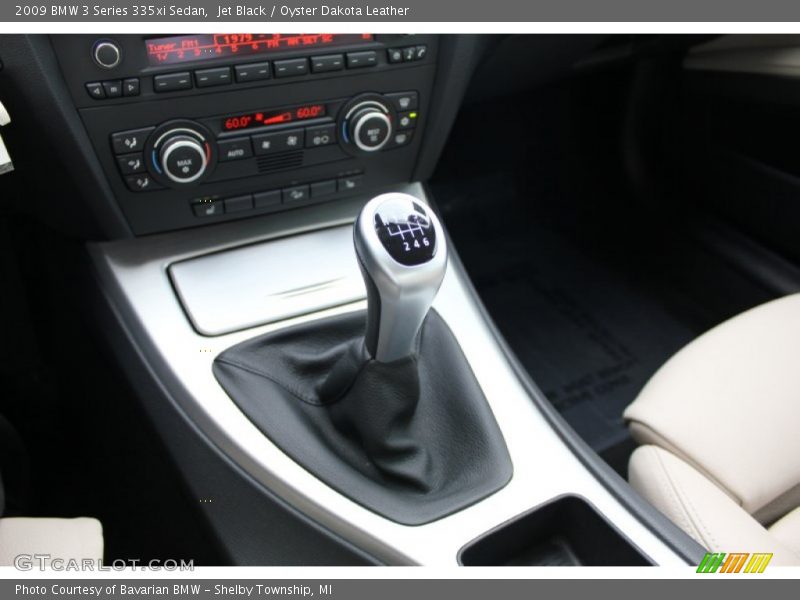 Jet Black / Oyster Dakota Leather 2009 BMW 3 Series 335xi Sedan