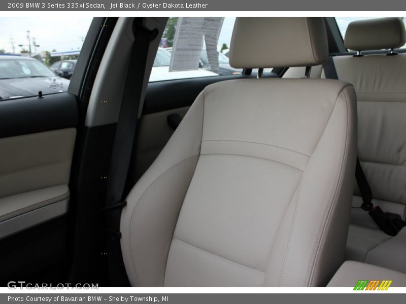 Jet Black / Oyster Dakota Leather 2009 BMW 3 Series 335xi Sedan