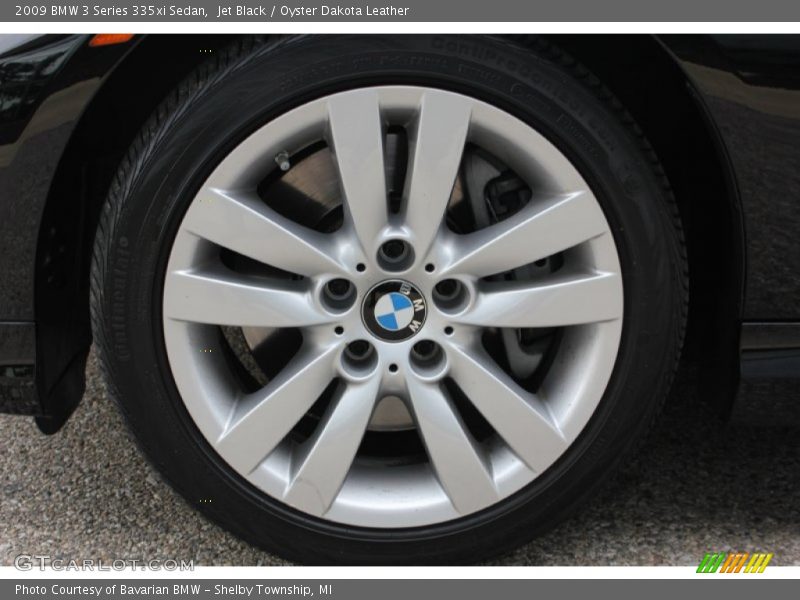 Jet Black / Oyster Dakota Leather 2009 BMW 3 Series 335xi Sedan