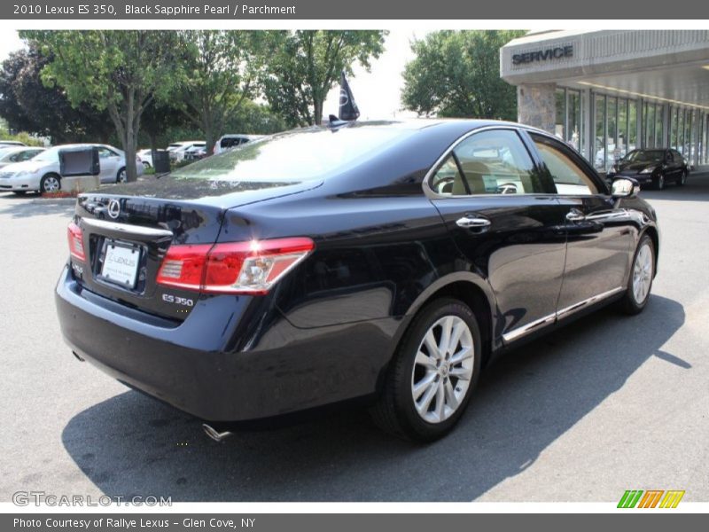 Black Sapphire Pearl / Parchment 2010 Lexus ES 350