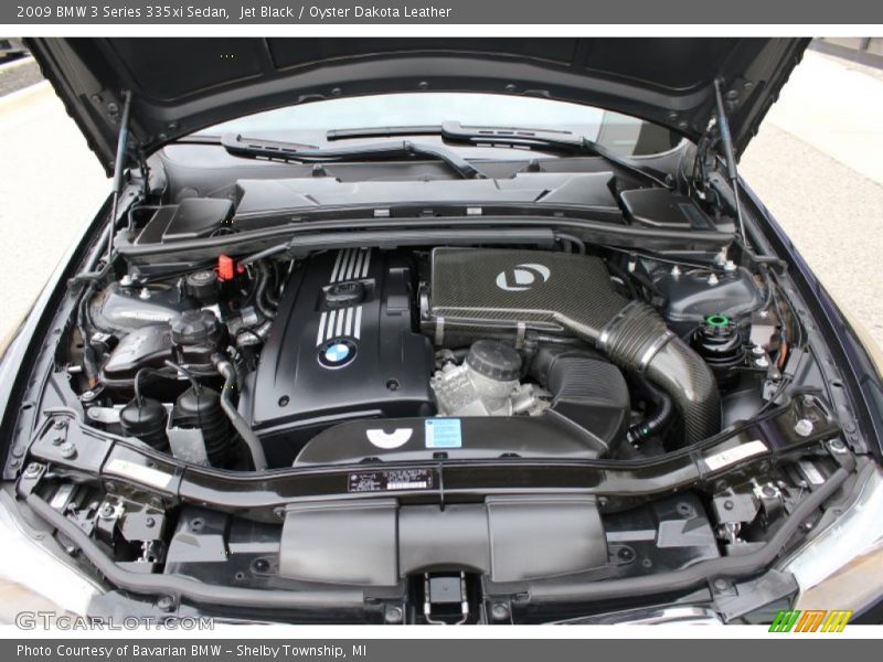 Jet Black / Oyster Dakota Leather 2009 BMW 3 Series 335xi Sedan