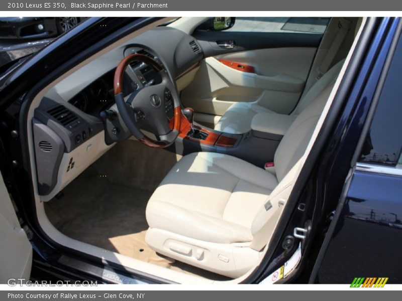 Black Sapphire Pearl / Parchment 2010 Lexus ES 350