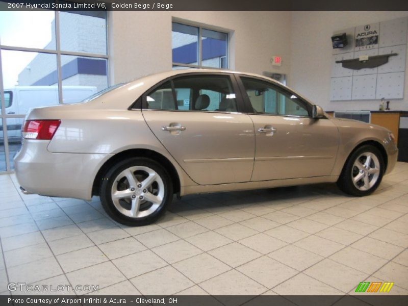 Golden Beige / Beige 2007 Hyundai Sonata Limited V6