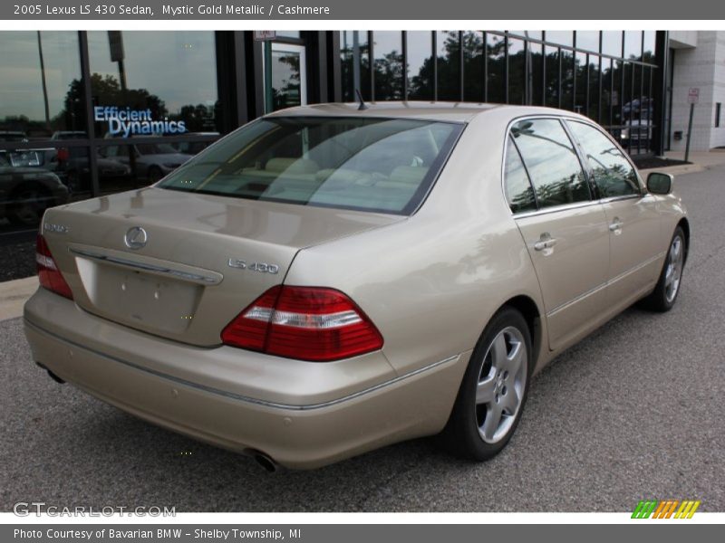 Mystic Gold Metallic / Cashmere 2005 Lexus LS 430 Sedan
