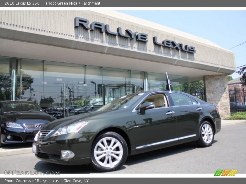 Peridot Green Mica / Parchment 2010 Lexus ES 350