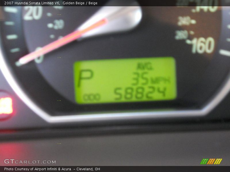 Golden Beige / Beige 2007 Hyundai Sonata Limited V6