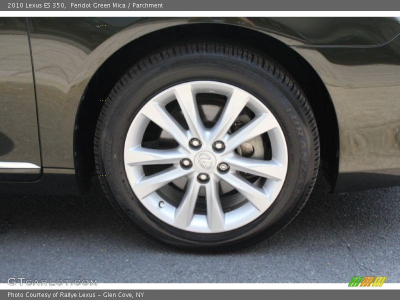 Peridot Green Mica / Parchment 2010 Lexus ES 350