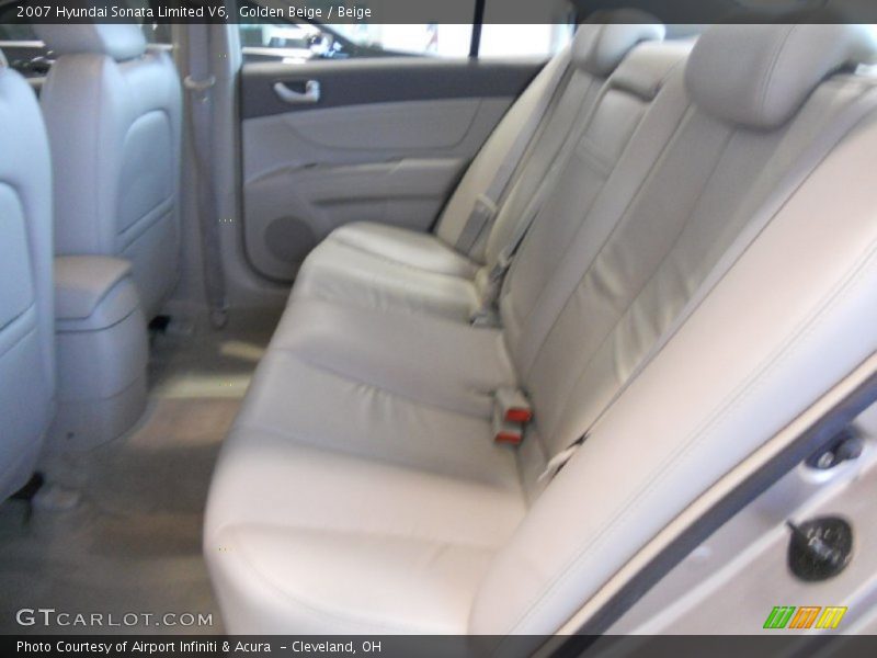 Golden Beige / Beige 2007 Hyundai Sonata Limited V6