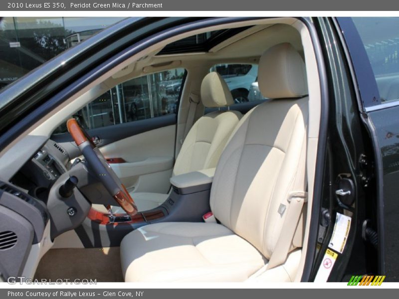 Peridot Green Mica / Parchment 2010 Lexus ES 350
