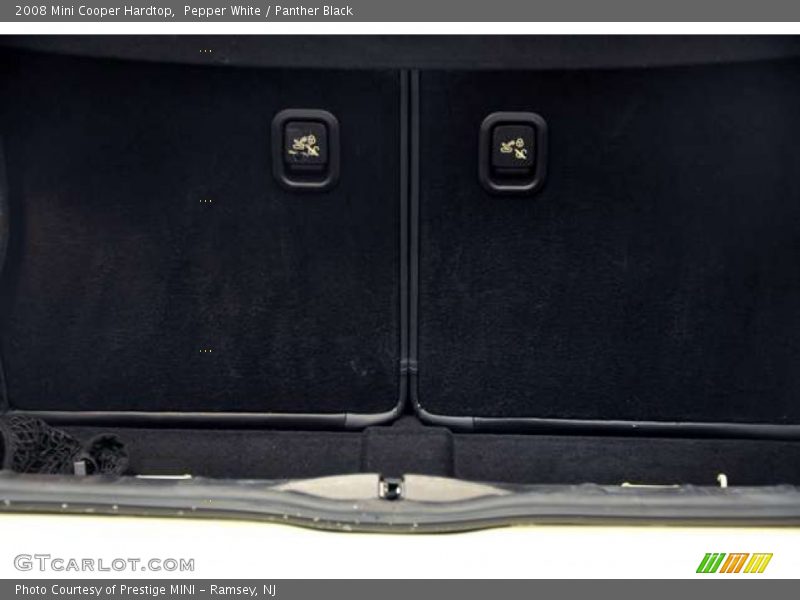 Pepper White / Panther Black 2008 Mini Cooper Hardtop