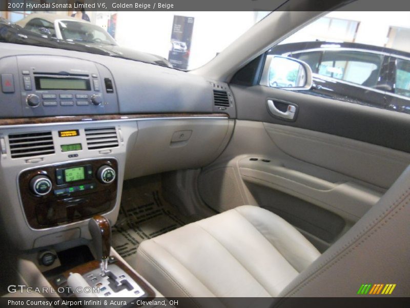 Golden Beige / Beige 2007 Hyundai Sonata Limited V6