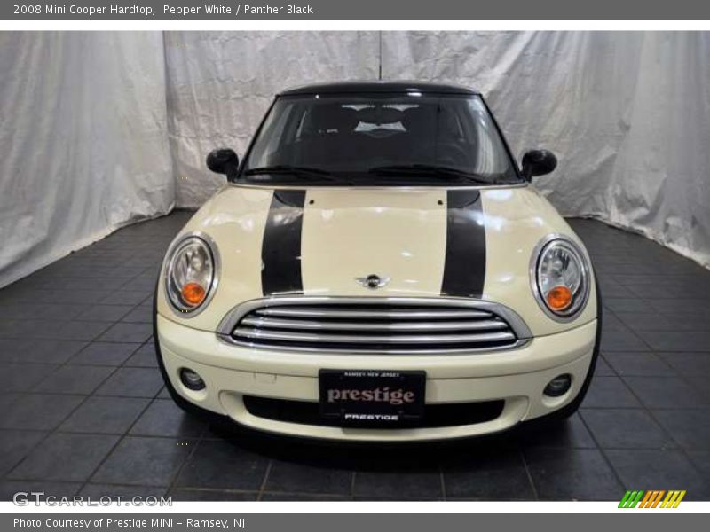 Pepper White / Panther Black 2008 Mini Cooper Hardtop