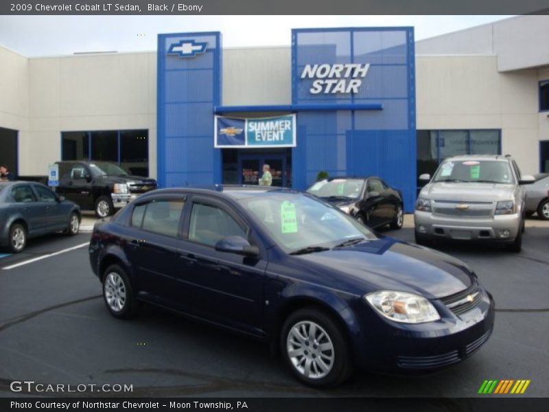 Black / Ebony 2009 Chevrolet Cobalt LT Sedan