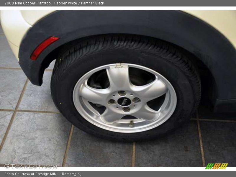 Pepper White / Panther Black 2008 Mini Cooper Hardtop