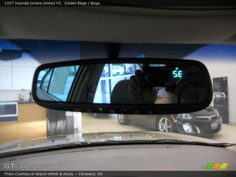Golden Beige / Beige 2007 Hyundai Sonata Limited V6