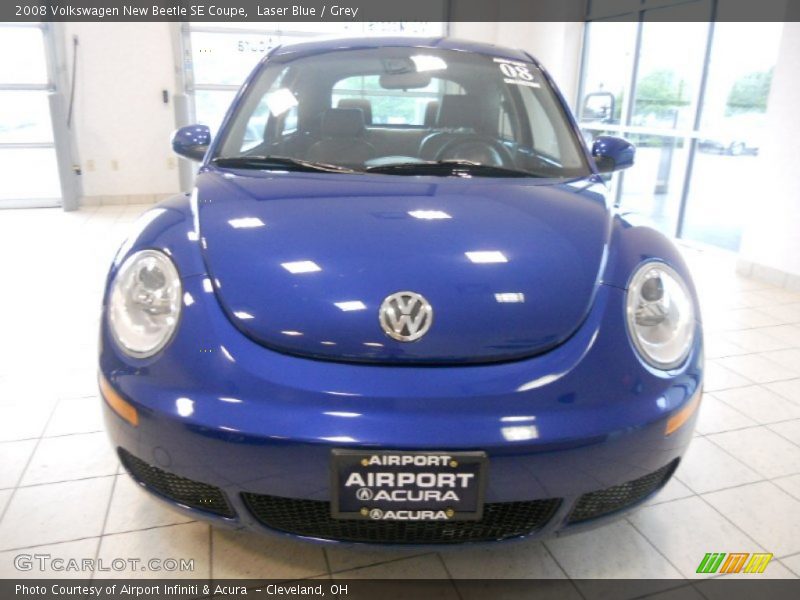 Laser Blue / Grey 2008 Volkswagen New Beetle SE Coupe