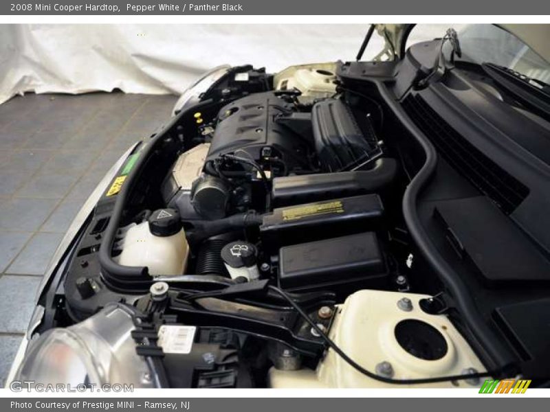 Pepper White / Panther Black 2008 Mini Cooper Hardtop