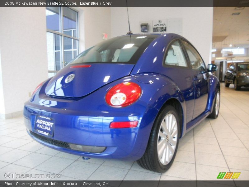 Laser Blue / Grey 2008 Volkswagen New Beetle SE Coupe