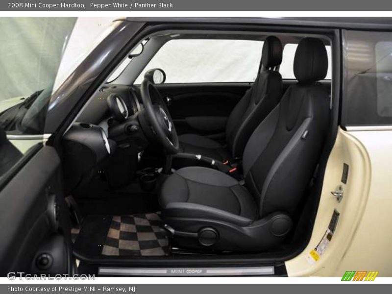 Pepper White / Panther Black 2008 Mini Cooper Hardtop