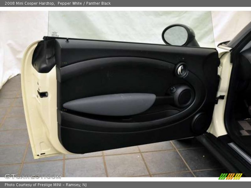 Pepper White / Panther Black 2008 Mini Cooper Hardtop
