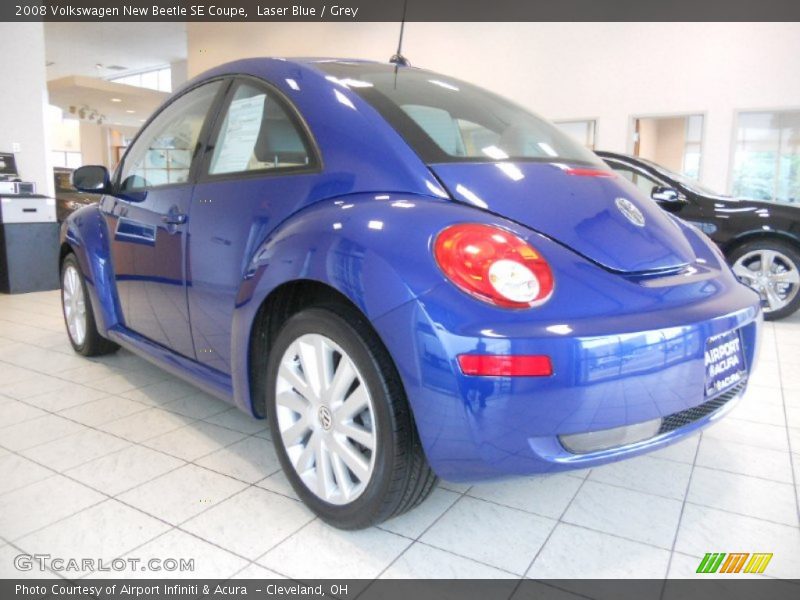 Laser Blue / Grey 2008 Volkswagen New Beetle SE Coupe