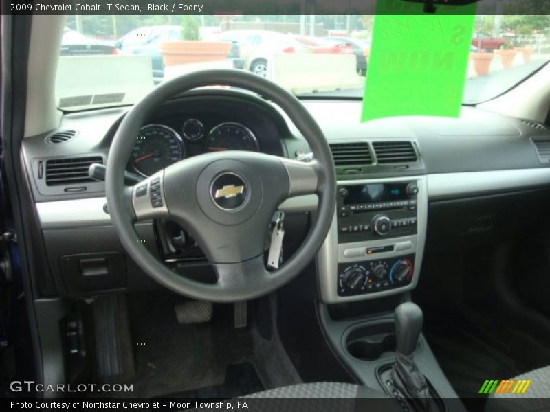 Black / Ebony 2009 Chevrolet Cobalt LT Sedan