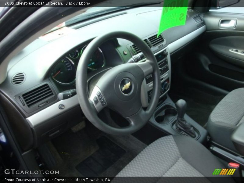 Black / Ebony 2009 Chevrolet Cobalt LT Sedan