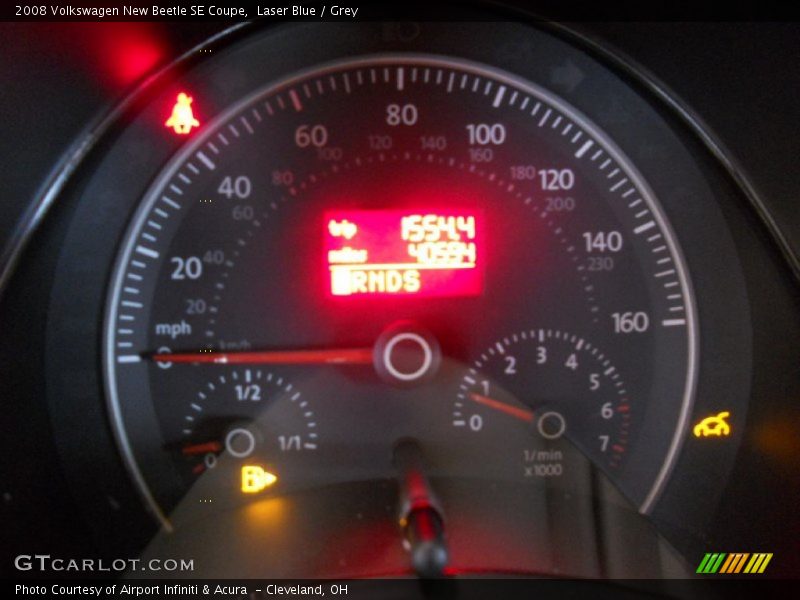 Laser Blue / Grey 2008 Volkswagen New Beetle SE Coupe